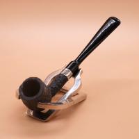 Peterson Belgique Sandblasted Nickel Mounted Fishtail Pipe (PE2865)
