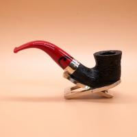 Peterson Dracula 05 Sandblasted Ebony Nickel Mounted Fishtail Pipe (PE2877)