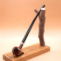 Peterson Churchwarden Smooth Tankard Nickel Mounted Fishtail Pipe (PE2905)