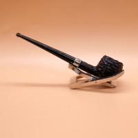 Peterson Junior Prince Rusticated Nickel Mounted Fishtail Pipe (PE2911)