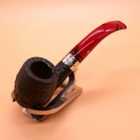 Peterson Dracula 69 Sandblasted Ebony Nickel Mounted Fishtail Pipe (PE2920)