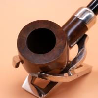Peterson Irish Made Army 606 Nickel Mounted Fishtail Pipe (PE2924)