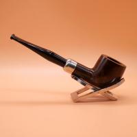 Peterson Irish Made Army 606 Nickel Mounted Fishtail Pipe (PE2924)