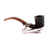 Peterson Derry Rustic 128 Nickel Mounted Fishtail Pipe (PE2958)