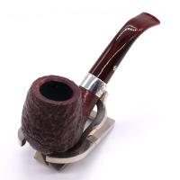 Peterson Irish Harp 68 Sandblasted Silver Mounted 9mm Filter Fishtail Pipe (PE2966)