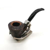 Peterson Arklow B10 Sandblast Silver Mounted Fishtail Pipe (PE2971)