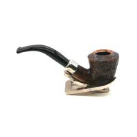 Peterson Arklow B10 Sandblast Silver Mounted Fishtail Pipe (PE2971)
