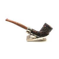 Peterson Derry Rustic 124 Nickel Mounted Fishtail Pipe (PE2975)