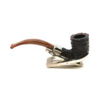 Peterson Derry Rustic 128 Nickel Mounted Fishtail Pipe (PE2976)