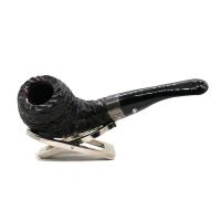 Peterson Sherlock Holmes Deerstalker Rustic Silver Mounted 9mm P Lip Pipe (PE2992)