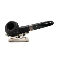 Peterson Sherlock Holmes Baker Street Rustic Silver Mounted P Lip Pipe (PE2993)