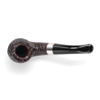 Peterson Sherlock Holmes Professor Rustic Silver Mounted P Lip Pipe (PE2998)