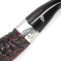 Peterson Sherlock Holmes Professor Rustic Silver Mounted P Lip Pipe (PE2998)