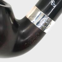 Peterson Sherlock Holmes Lestrade Heritage Silver Mounted P Lip Pipe (PE3038)