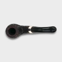 Peterson Sherlock Holmes Professor Rustic Silver Mounted P Lip Pipe (PE3039)