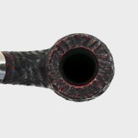 Peterson Sherlock Holmes Professor Rustic Silver Mounted P Lip Pipe (PE3039)