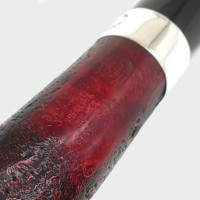 Peterson Sherlock Holmes Professor Sandblasted Silver Mounted P Lip Pipe (PE3040)