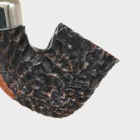 Peterson Derry Rustic 05 Nickel Mounted 9mm Filter Fishtail Pipe (PE3043)