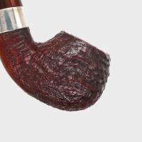 Peterson Irish Harp 03 Sandblast Silver Mounted Fishtail Pipe (PE3048)