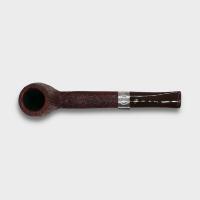 Peterson Irish Harp 264 Sandblast Silver Mounted Fishtail Pipe (PE3049)