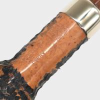 Peterson Derry Rustic 106 Nickel Mounted 9mm Filter Fishtail Pipe (PE3060)