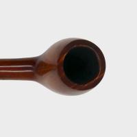 Peterson Belgique Smooth Nickel Mounted Fishtail Pipe (PE3071)