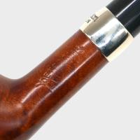 Peterson Belgique Smooth Nickel Mounted Fishtail Pipe (PE3071)