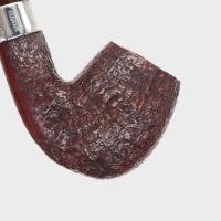 Peterson Irish Harp 69 Sandblast Silver Mounted Fishtail Pipe (PE3080)
