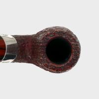Peterson Irish Harp 230 Sandblasted Silver Mounted 9mm Filter Fishtail Pipe (PE3082)