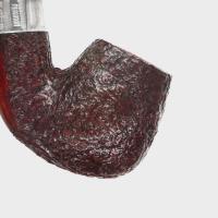 Peterson Irish Harp 221 Sandblasted Silver Mounted 9mm Filter Fishtail Pipe (PE3101)