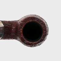 Peterson Irish Harp 221 Sandblasted Silver Mounted 9mm Filter Fishtail Pipe (PE3101)