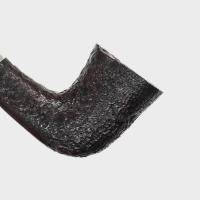 Peterson Sherlock Holmes Mycroft Sandblast Silver Mounted P Lip Pipe (PE3102)