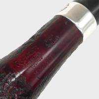 Peterson Sherlock Holmes Mycroft Sandblast Silver Mounted P Lip Pipe (PE3102)