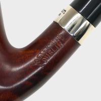 Peterson Calabash Smooth Nickel Mounted Fishtail Pipe (PE3104)