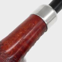 Peterson Irish Made Army 160 Sandblasted Nickel Mounted Fishtail Pipe (PE3109)
