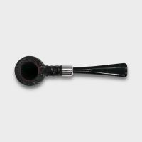 Peterson Irish Made Army 608 Rustic Nickel Mounted Fishtail Pipe (PE3111)