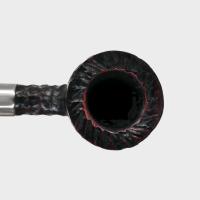 Peterson Irish Made Army 608 Rustic Nickel Mounted Fishtail Pipe (PE3111)