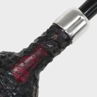 Peterson Irish Made Army 608 Rustic Nickel Mounted Fishtail Pipe (PE3111)