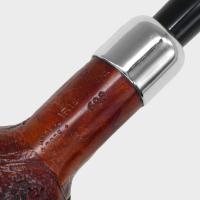 Peterson Irish Made Army 608 Sandblast Nickel Mounted Fishtail Pipe (PE3113)