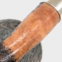 Peterson Arklow B10 Sandblast Silver Mounted Fishtail Pipe (PE3134)