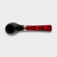 Peterson Dracula 69 Smooth Ebony Nickel Mounted Fishtail Pipe (PE3137)