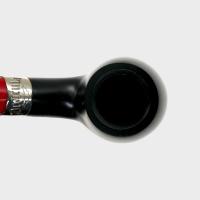 Peterson Dracula 69 Smooth Ebony Nickel Mounted Fishtail Pipe (PE3137)