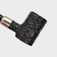 Peterson Irish Made Army 701 Rustic Nickel Mounted Fishtail Pipe (PE3145)