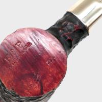 Peterson Irish Made Army 701 Rustic Nickel Mounted Fishtail Pipe (PE3145)