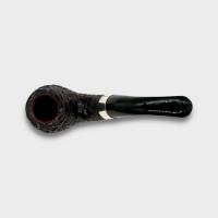 Peterson Sherlock Holmes Professor Rustic Silver Mounted P Lip Pipe (PE3146)