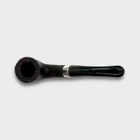 Peterson Sherlock Holmes Rathbone Sandblasted Silver Mounted P Lip Pipe (PE3147)