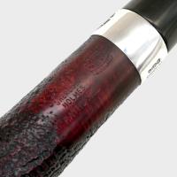 Peterson Sherlock Holmes Rathbone Sandblasted Silver Mounted P Lip Pipe (PE3147)