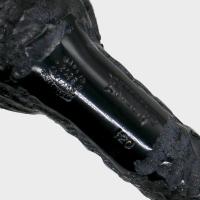 Peterson Dracula 120 Rusticated Ebony Nickel Mounted Fishtail Pipe (PE3181)