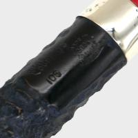 Peterson Dracula 106 Rusticated Ebony Nickel Mounted Fishtail Pipe (PE3187)