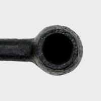 Peterson Dracula 87 Sandblasted Ebony Nickel Mounted 9mm Fishtail Pipe (PE3195)